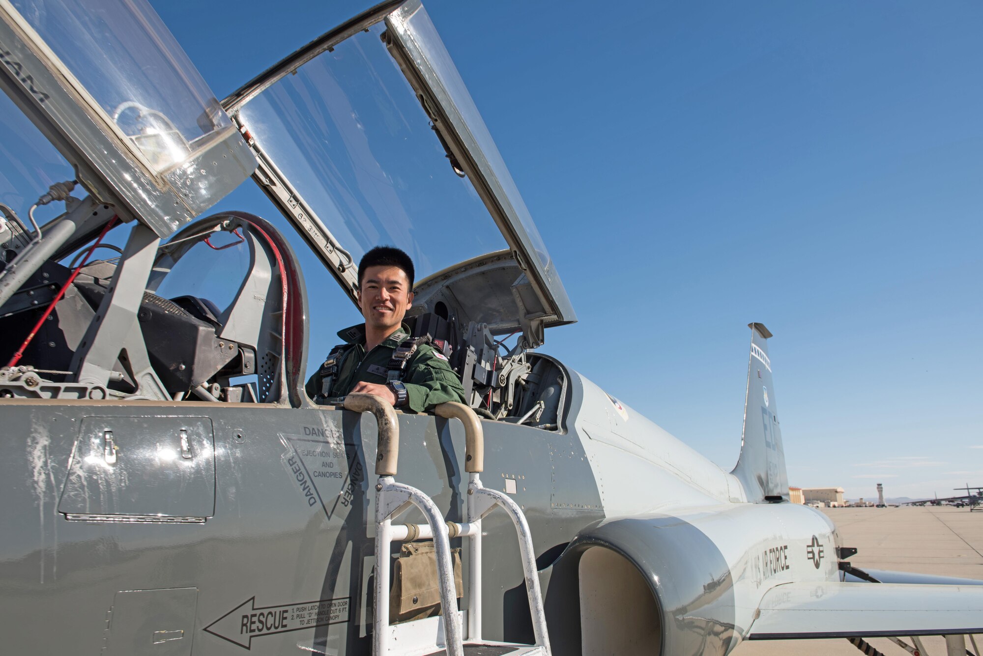 Japan Air Self-Defense Force testers visit Edwards