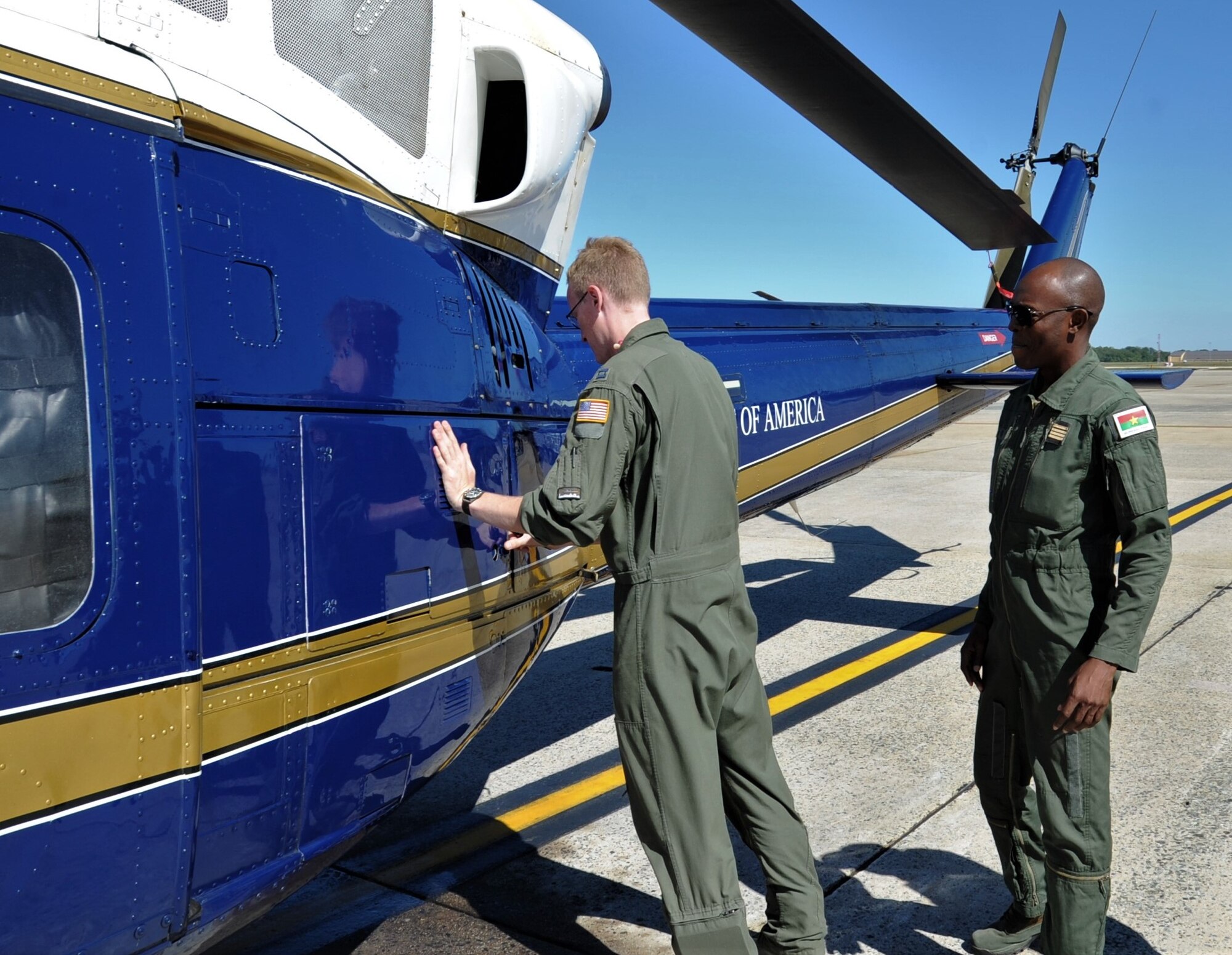 811th OSS hosts African ally for UH-1N training