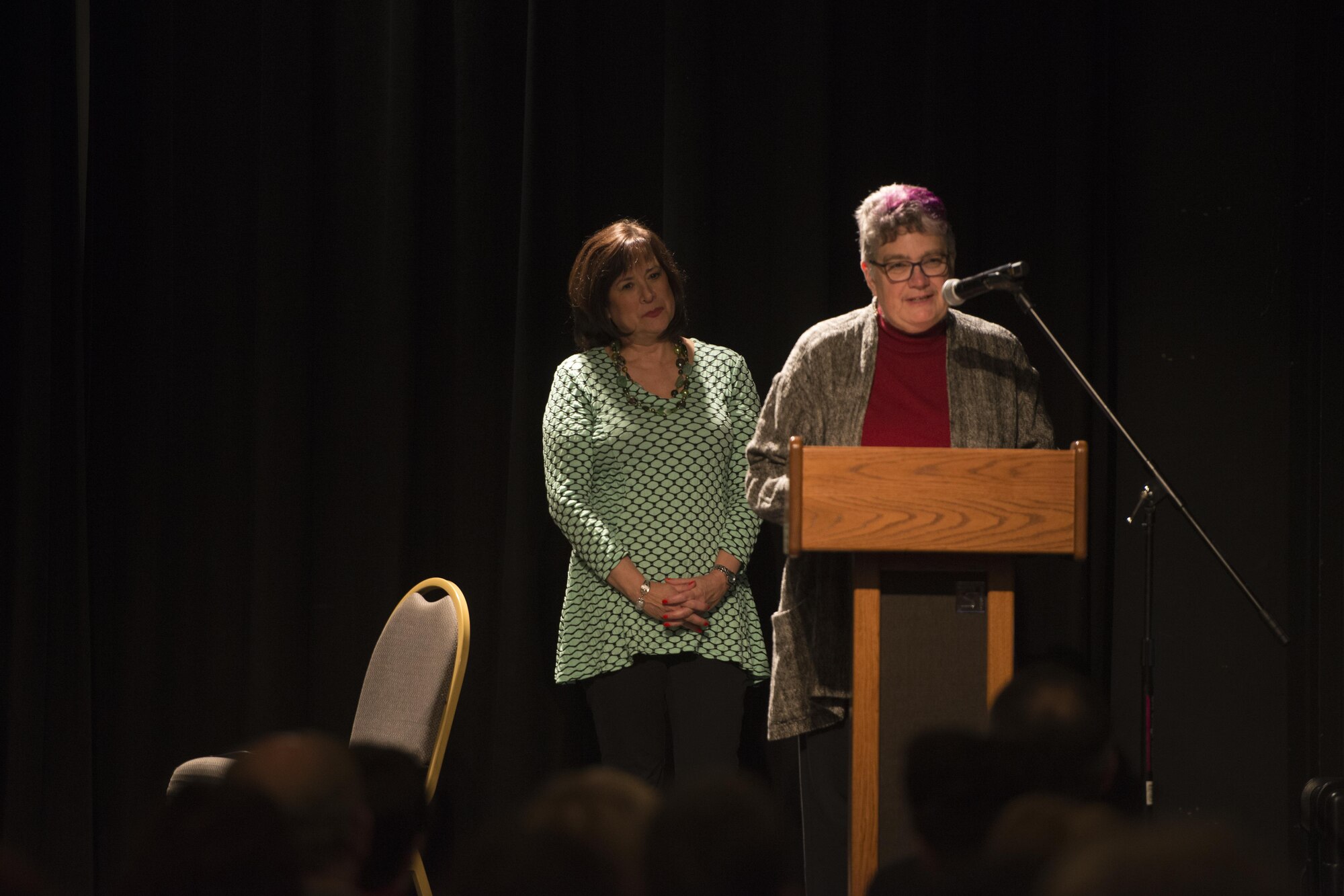 Annually, Abused Women's Aid in Crisis and the Anchorage Alliance for Violence Prevention host a Domestic Violence Awareness Month opening ceremony where members of the local community pledge their commitment to working together to find solutions, create options, and make preventing domestic violence a priority. The 2017 event also marked the 40th anniversary of the AWAIC.