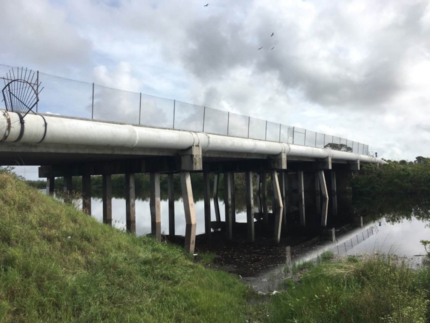 Brevard County Bridge in Merritt Island, Florida