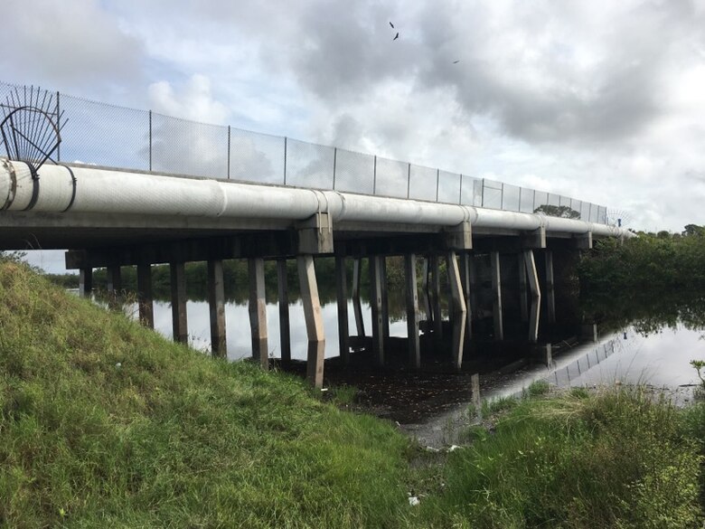 Brevard County Bridge in Merritt Island, Florida