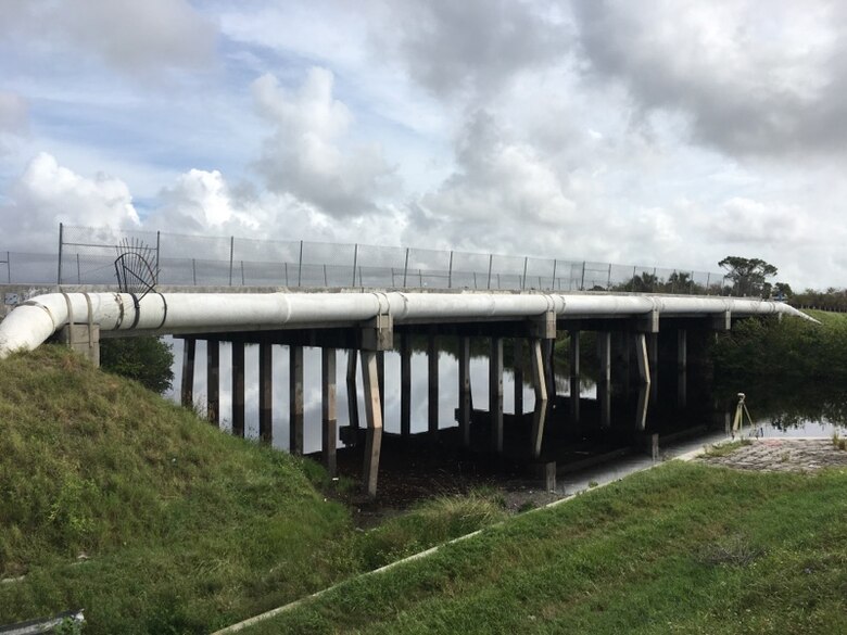 Brevard County Bridge in Merritt Island, Florida