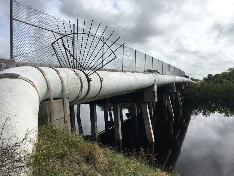 Brevard County Bridge in Merritt Island, Florida