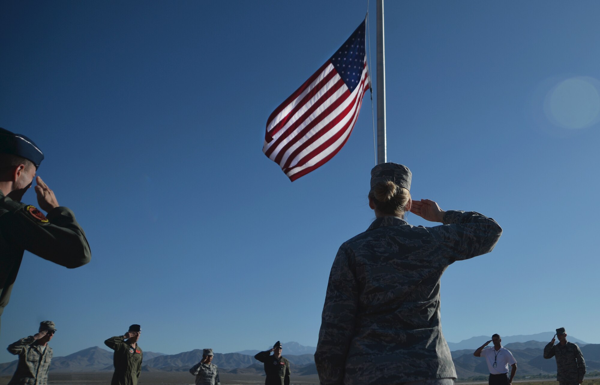 Flags at half-staff are a symbol of respect and honor for those who have passed and represents a time of mourning as a nation