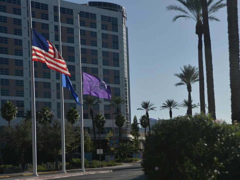 Flags across the United States have flown at half-staff since the shooting took place to respect the 59 lives that were lost October 1, 2017.