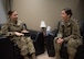 This week’s Rock Solid Warrior is Senior Airman Brittany Edwards (right), the NCOIC of mental health with the 386th Expeditionary Medical Group, deployed from Eglin Air Force Base, Fl. The Rock Solid Warrior program is a way to recognize and spotlight the Airmen of the 386th Air Expeditionary Wing for their positive impact and commitment to the mission. (U.S. Air Force photo by Tech. Sgt. Jonathan Hehnly)