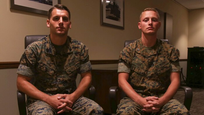 These Marines went above and beyond the call of duty and demonstrated characteristics that are instilled in every Marine during training and life in the Marine Corps.
