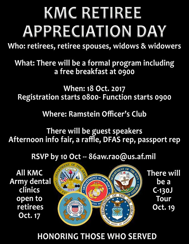 Ramstein hosts KMC retiree appreciation day