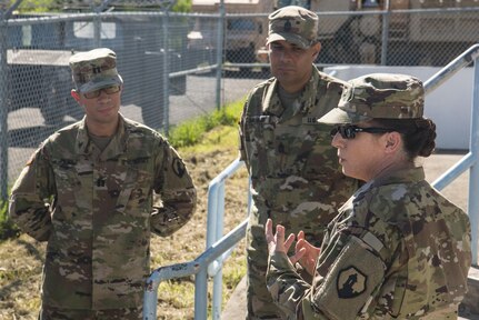 1st MSC commander surveys Hurricane Maria recovery