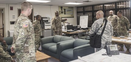 1st MSC commander surveys Hurricane Maria recovery