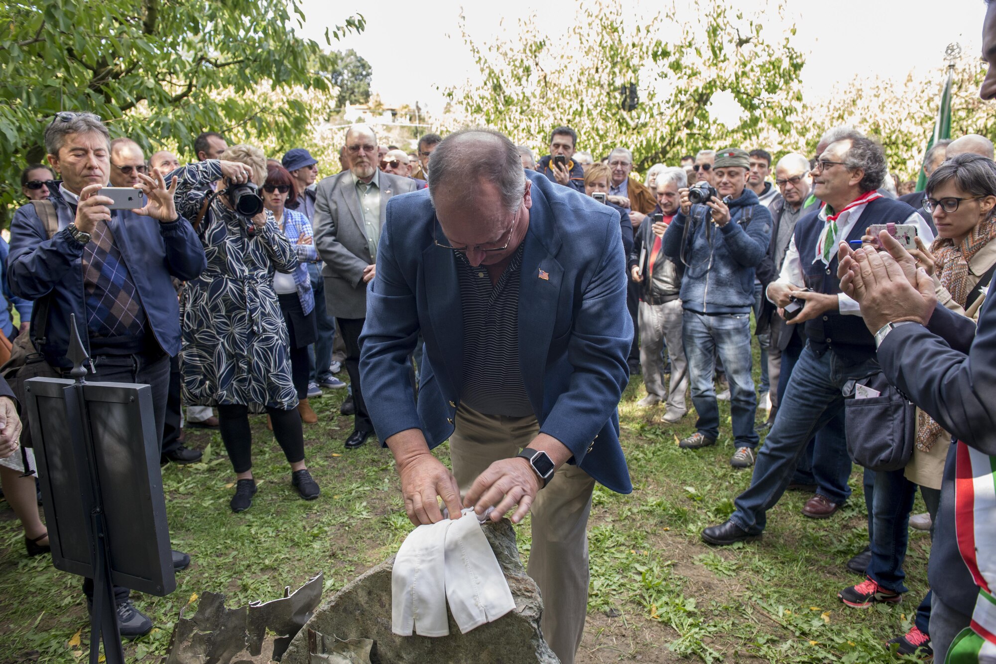 WWII fallen pilot honored in Bologna, Italy