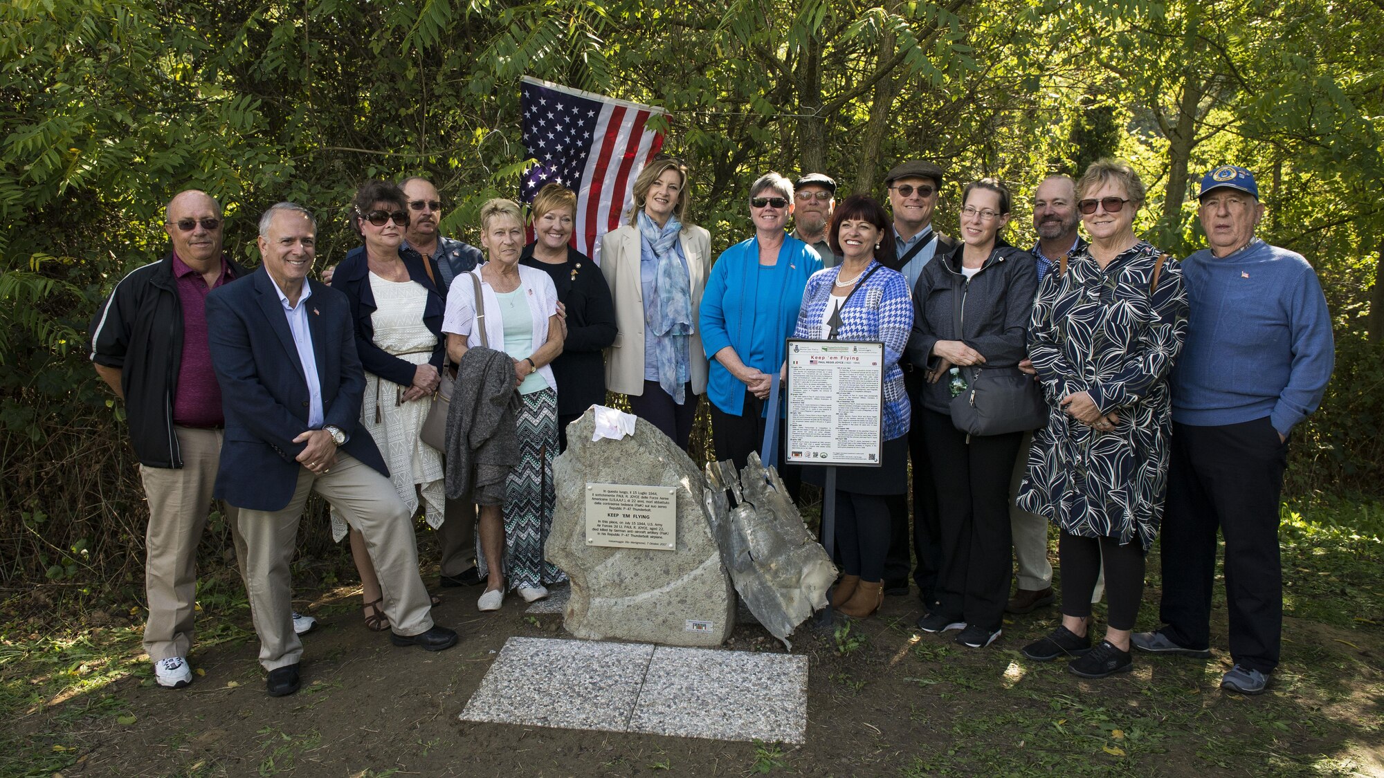 WWII fallen pilot honored in Bologna, Italy