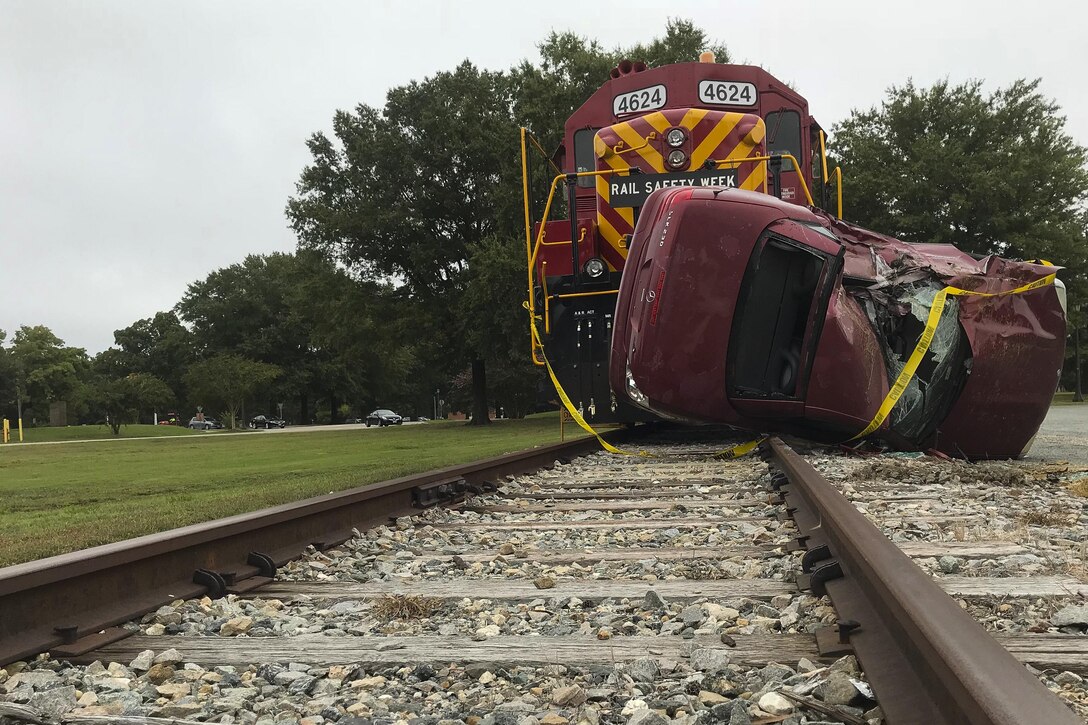 Joint Base Langley-Eustis participated in the first National Rail Safety Week, in conjunction with the Operation Lifesaver program and the U.S. Department of Transportation.