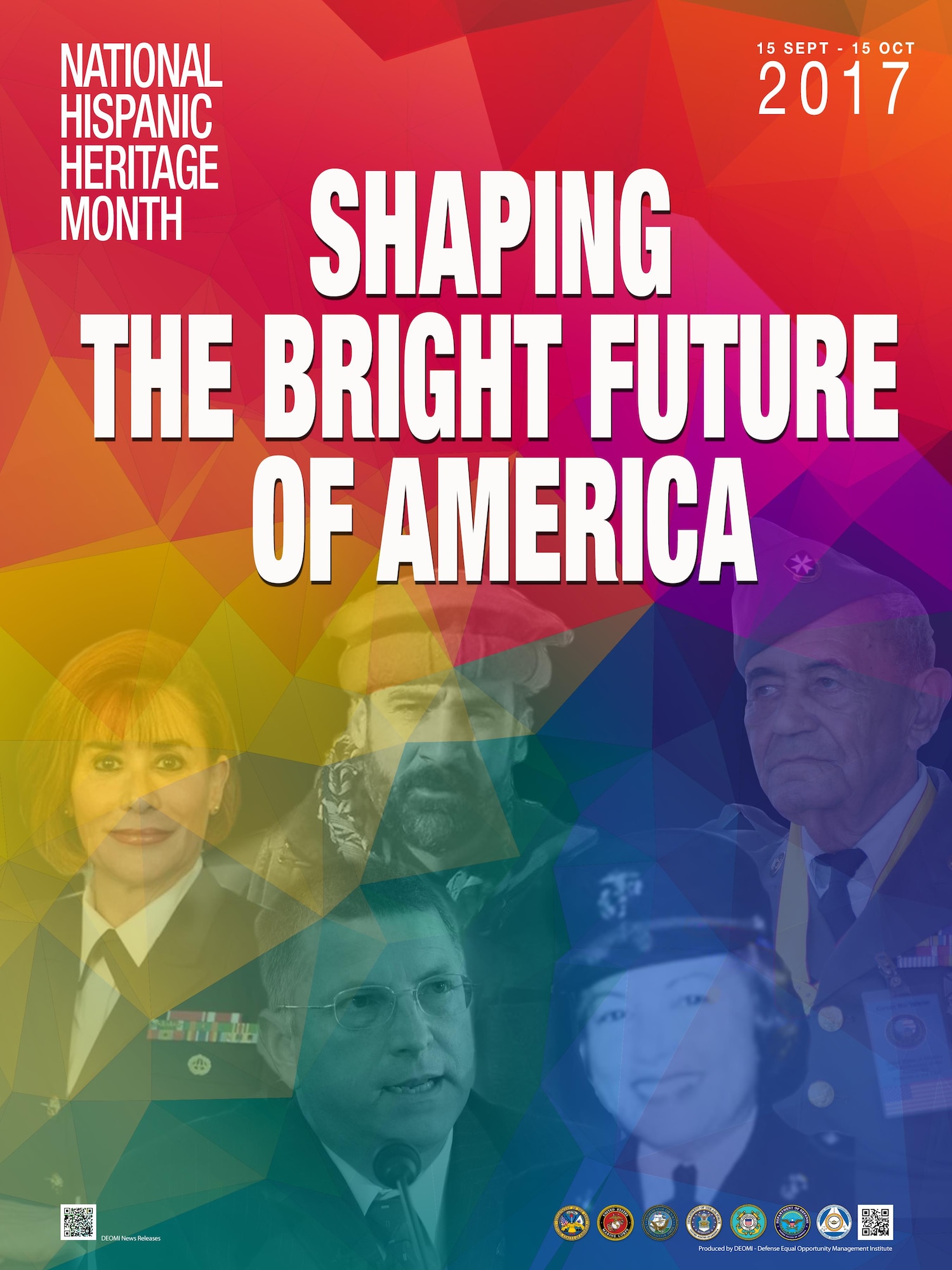The Department of Defense 2017 National Hispanic Heritage Month graphic.