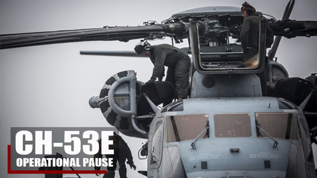 MARINE CORPS BASE CAMP  BUTLER, Okinawa, Japan – Commanding General of III Marine Expeditionary Force, Lt Gen. Lawrence D. Nicholson, directed a 96-hour operational pause this morning for all CH-53E Super Stallions helicopters stationed in Okinawa, Japan to ensure CH-53E readiness and the safe conduct of our aviation community. 

 

We will conduct a thorough investigation working closely with aircrew and maintenance experts to determine the cause of the incident. We will continue to share information with the government of Japan as details become available, while understanding that the investigation must be protected and cannot be released until complete.

 

III MEF is working with Japanese agencies toward the cleanup and removal of the aircraft. We are in the process of conducting an initial survey at the location to determine the most viable platform and method of aircraft recovery, stressing the importance of safety and protection to the environment. 

 

“This is a regrettable incident, and after the investigation is complete, those with property damage as a result of this incident will be appropriately compensated,” said Nicholson. "I want to thank the local Japanese first responders who helped secure the scene quickly and safely, the members of the U.S. Navy Helicopter Sea Squadron 21 who evacuated our crew members, and those moving the aircraft safely today. I also want to thank everyone for the concern shown for our pilots, the local community members, and their understanding of the risks both Japanese and U.S. military men and women take daily as part of our vital responsibility to provide for the defense of Japan."