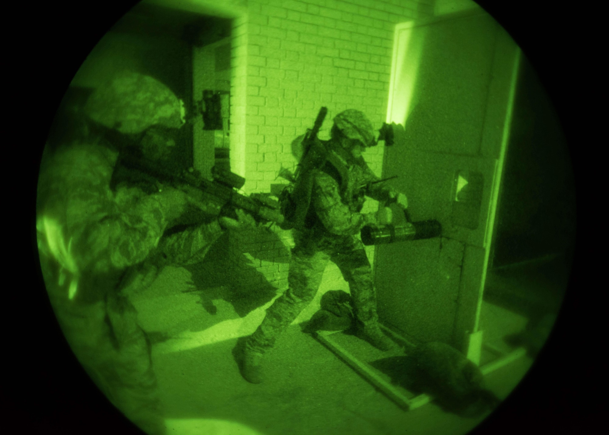 at an undisclosed location in Southwest Asia, Oct. 5, 2017. The HRRT team is a highly trained response force that trains to respond to active shooter, barricaded subjects and hostage rescue situations.