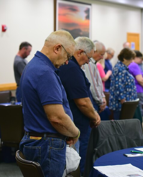 Members of Team Whiteman extend their support to honor our former service members during Retiree Appreciation Day at Whiteman Air Force Base, Mo., Oct. 7, 2017.