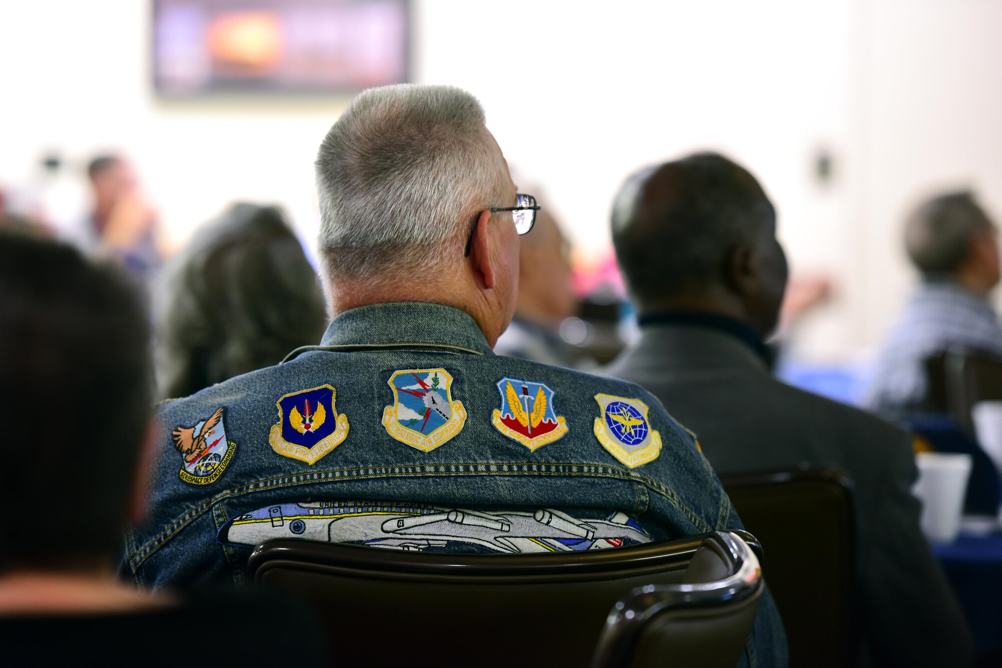 Members of Team Whiteman extend their support to honor our former service members during Retiree Appreciation Day at Whiteman Air Force Base, Mo., Oct. 7, 2017.