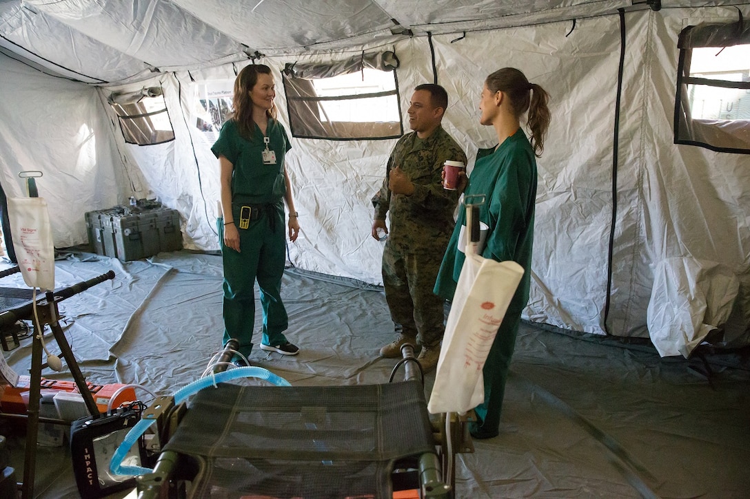 Zuckerberg Hospital Surgical Tent