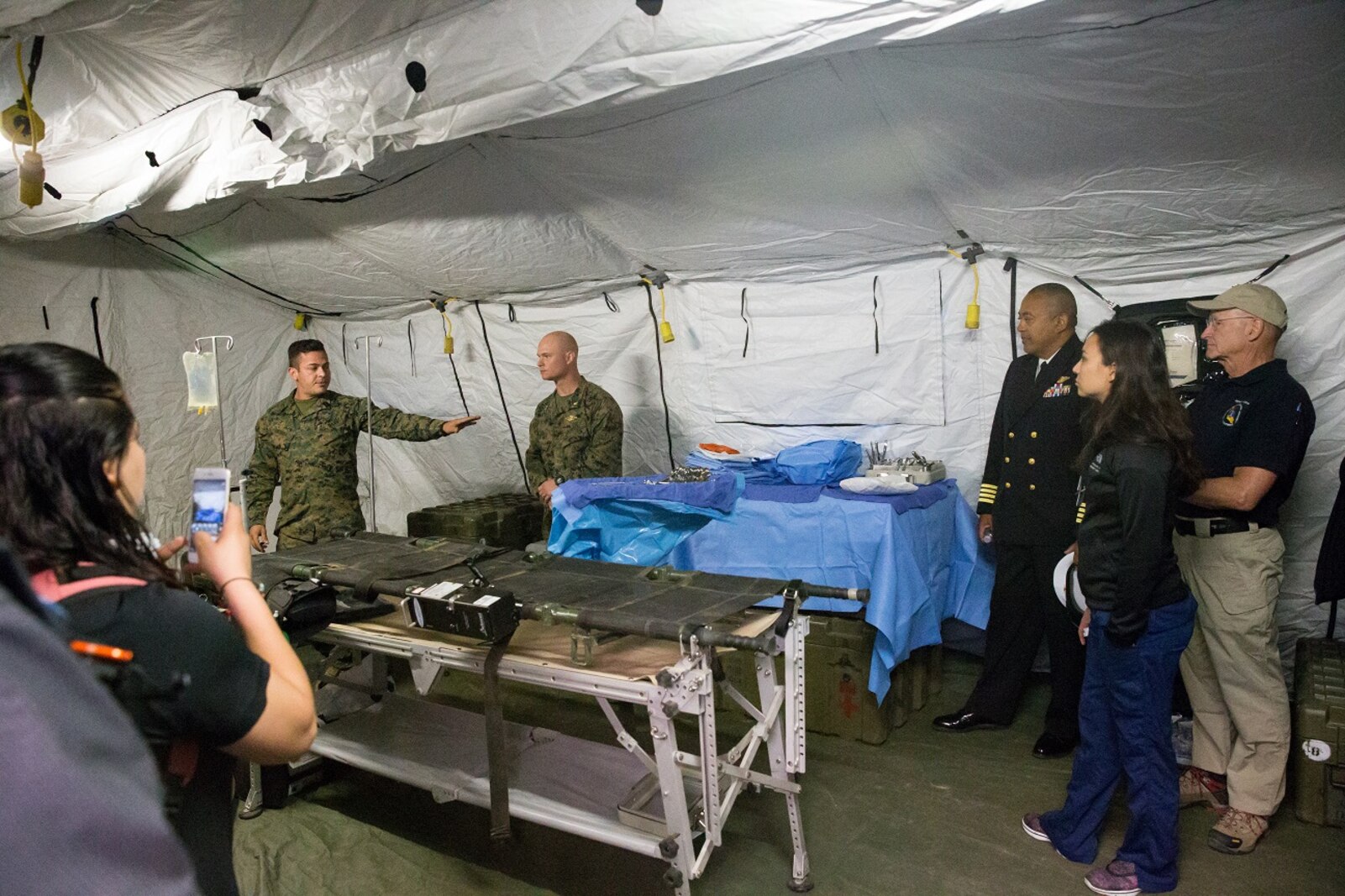 Zuckerberg Hospital Surgical Tent