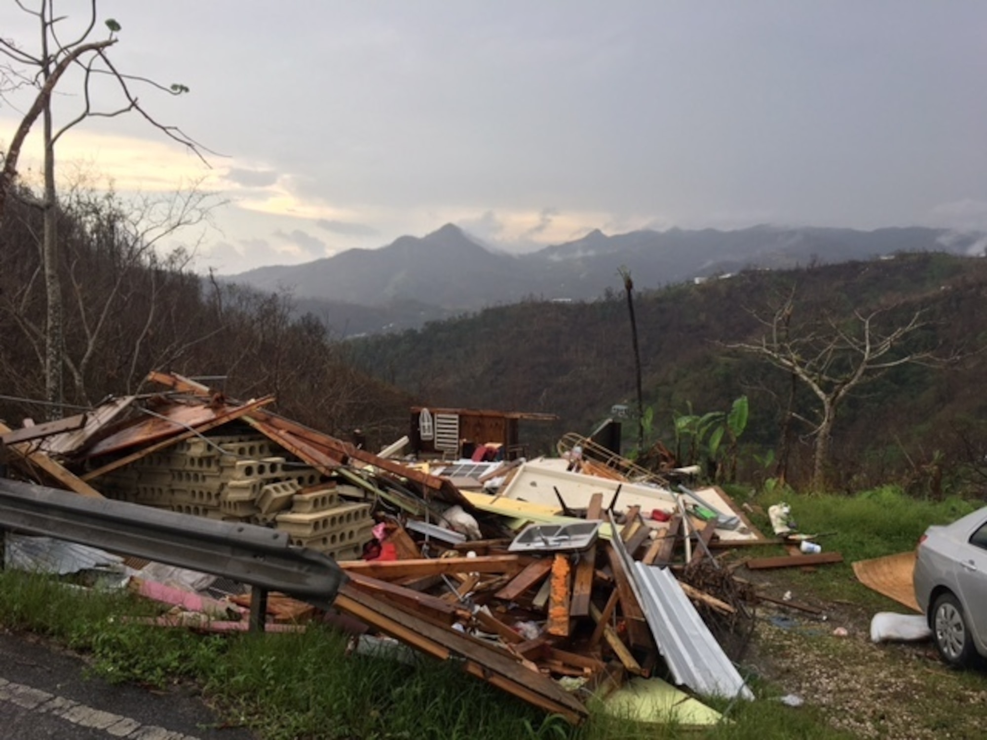 Local villages destroyed by Hurricane Maria, near the city of Ponce, Puerto Rico. (Courtesy Photo)