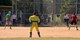 A U.S. Air Force Airman assigned to the 19th Logistics Readiness Squadron, sends the ball flying during a kickball game against the at Team Little Rock’s annual Sports Day on Little Rock Air Force Base, Ark., Oct. 13, 2017.