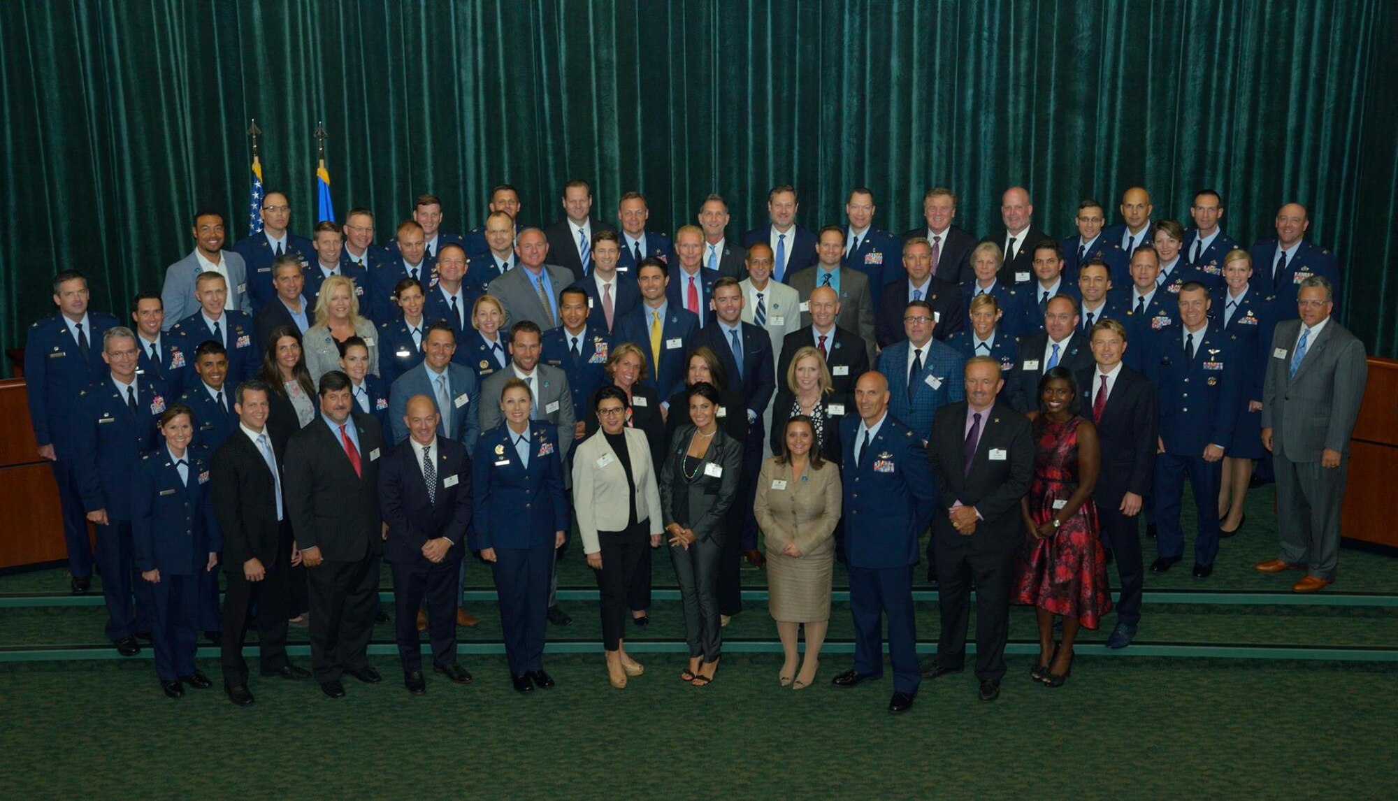 Military and community leaders were on hand as Team MacDill inducted the latest group of 927th Air Refueling Wing and 6th Air Mobility Wing Honorary Commanders during a ceremony held at the Davis Conference Center, MacDill Air Force Base, Florida, on 13 Oct.