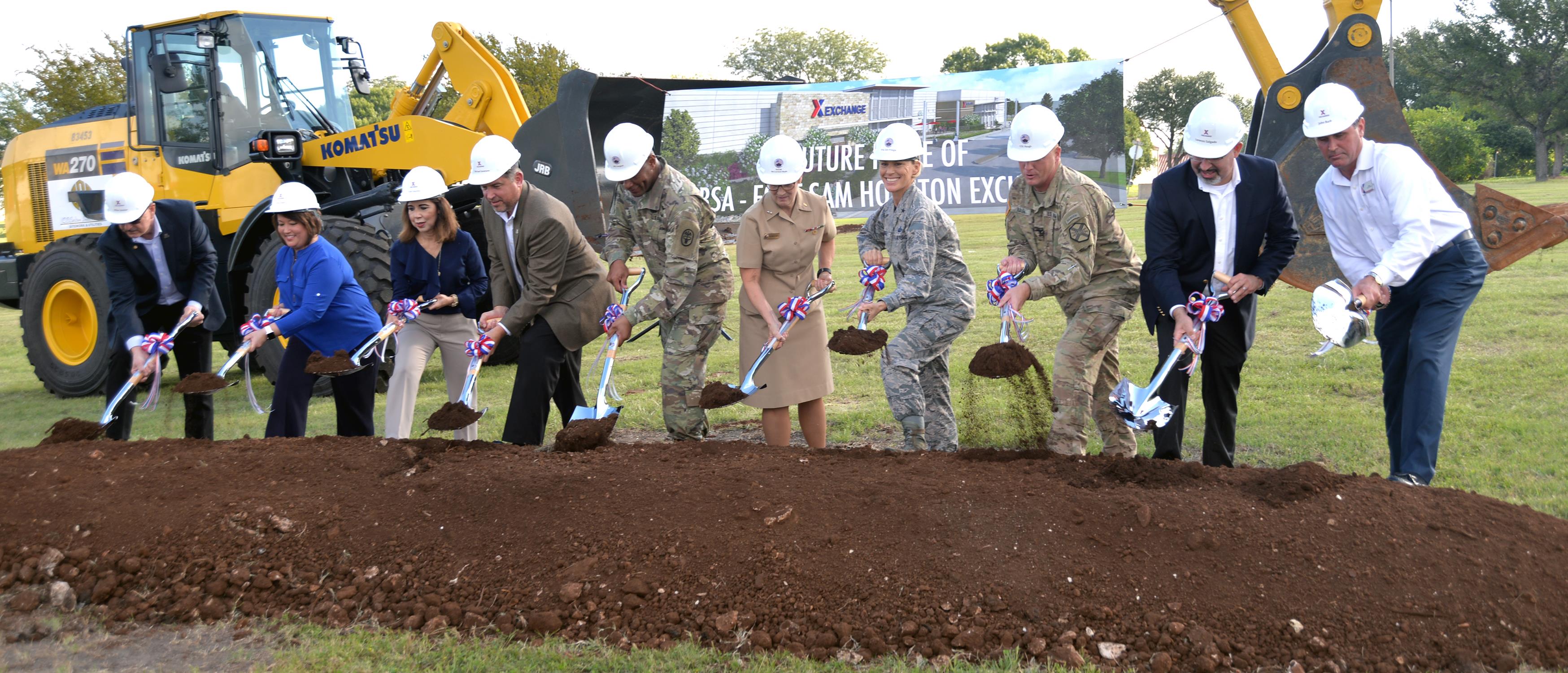 JBSAFort Sam Houston breaks ground on new exchange shopping center