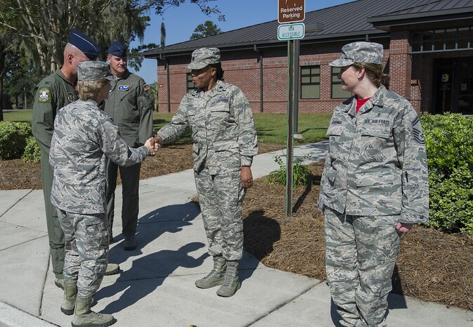 AFRC Commander visits Charleston