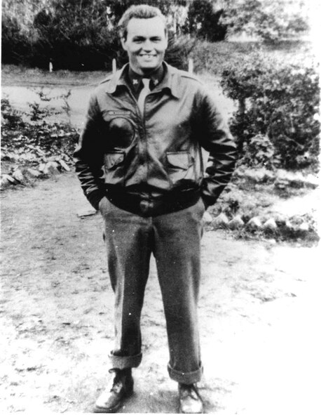 Maj. Phillip Cochran, 33rd Fighter Group P-40 pilot, who led the second contingent of P-40s to Africa aboard the British aircraft carrier, HMS Archer. (Courtesy Photo)