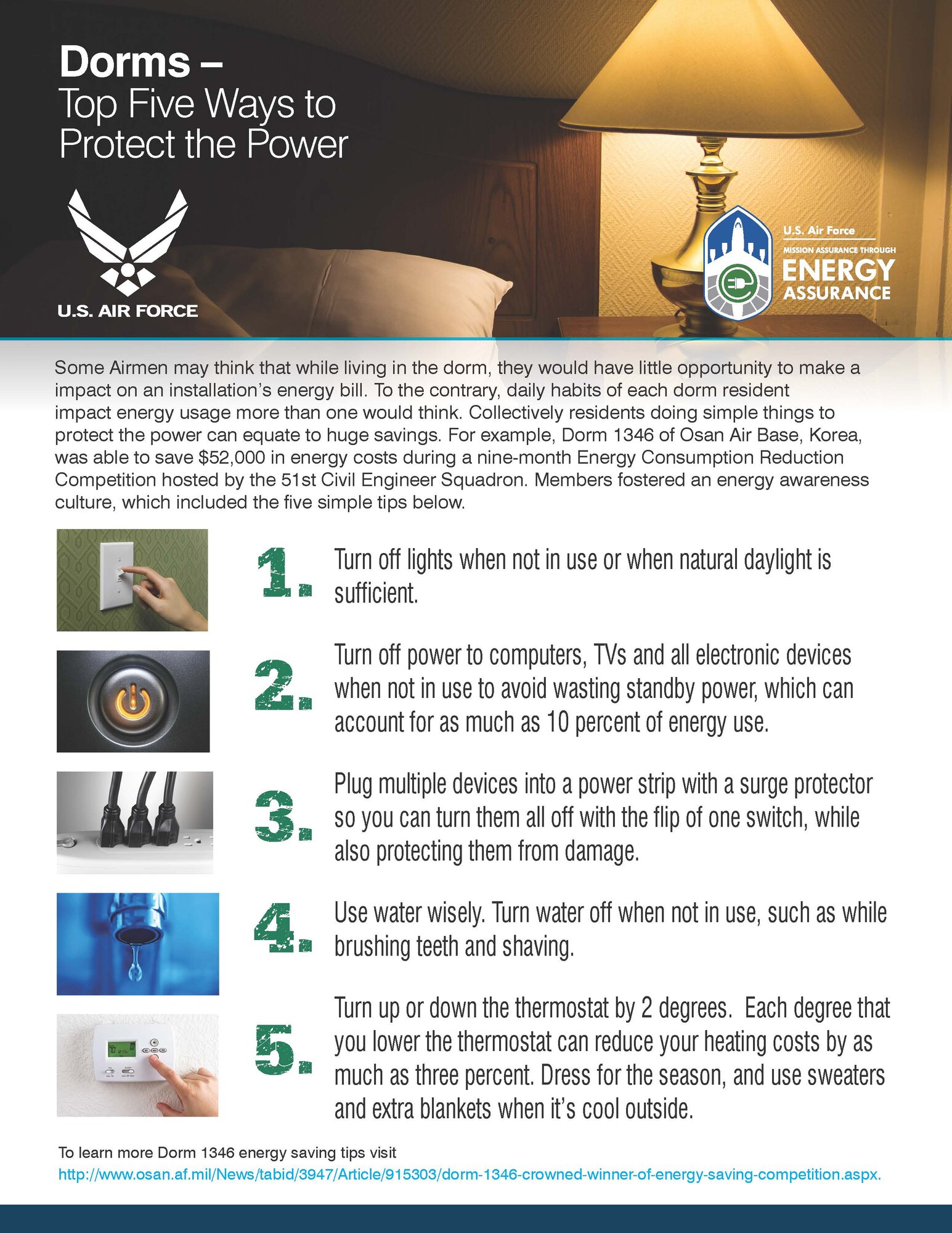 Dorms: Top five ways to protect power