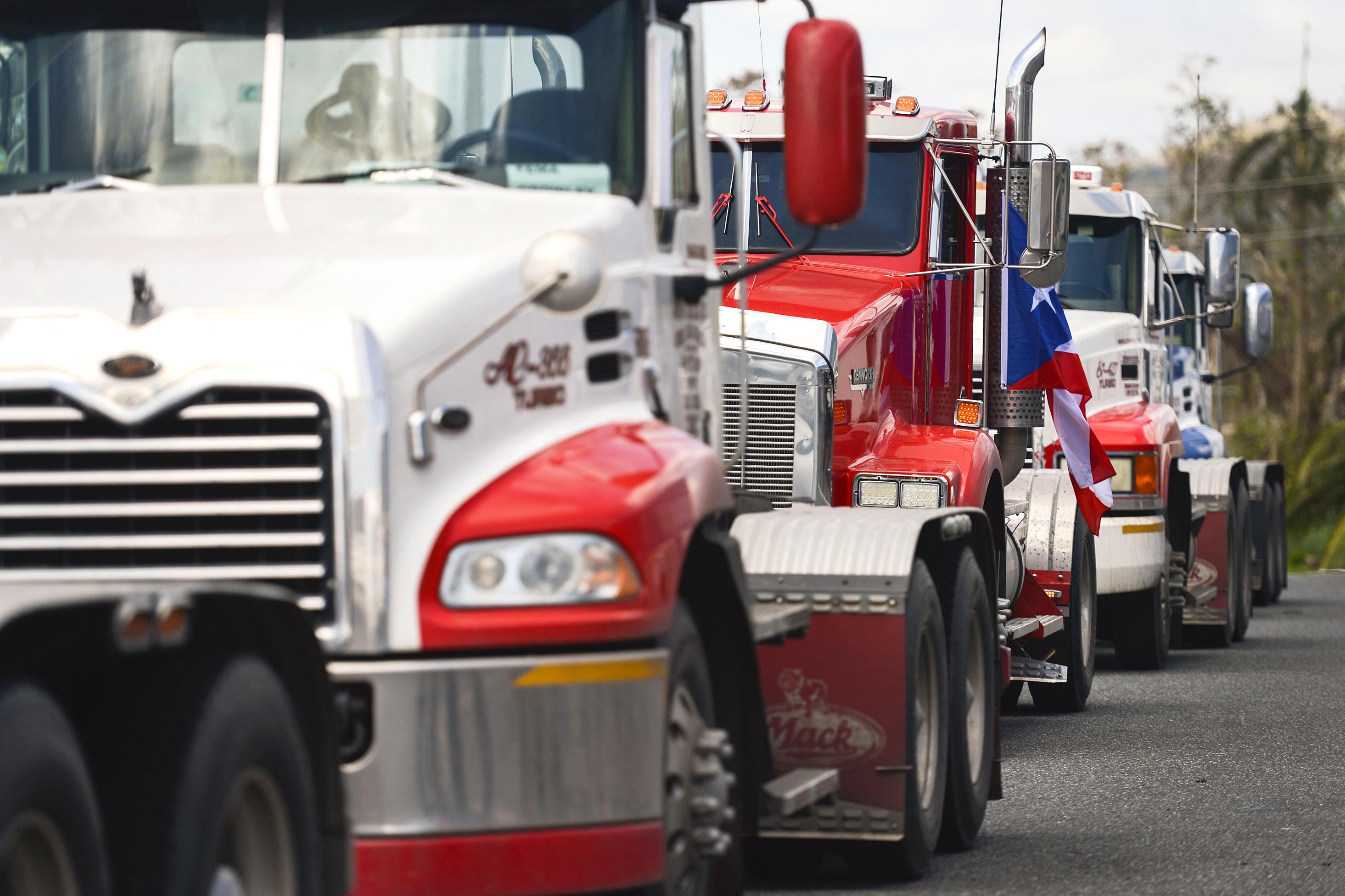 Image result for trucks on road