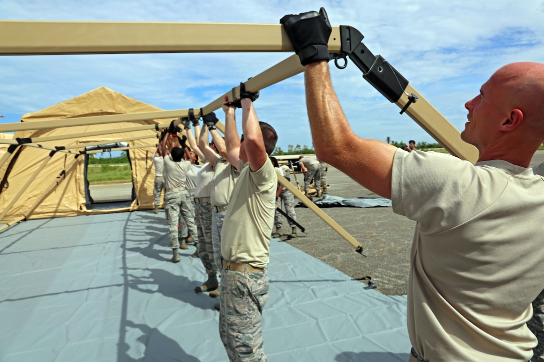 Airmen continue to provide relief efforts.