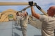 U.S. Airmen assigned to 633rd Medical Group, assemble medical tents, Aguadilla, Puerto Rico, Oct. 16, 2017. The 633rd Medical Group is conducting medical evacuation and relief efforts to support FEMA in the recovery process of Puerto Rico after the devastation created by Hurricane Maria. 
(U.S. Army photo by Sgt. Nelson Rodriguez)
