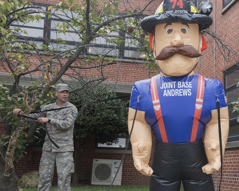 Inflatable firefighter