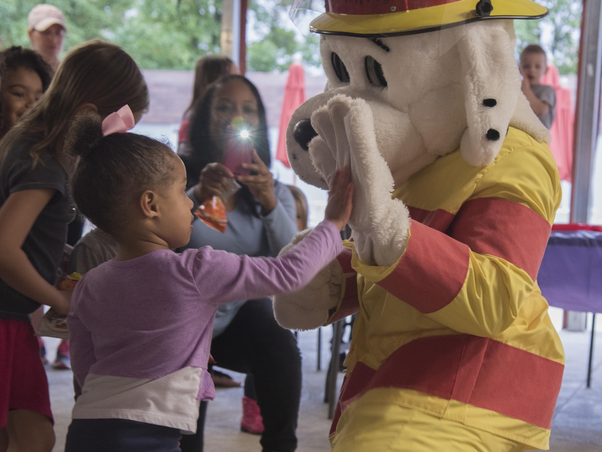 Sparky high five