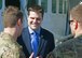 Rep. Matt Gaetz visits with Airmen during a tour of Duke Field, Fla., Oct. 17, 2017