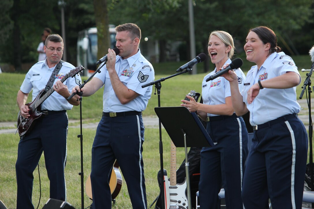 ANG Band of the Northeast performs in Akron Ohio