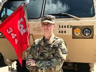 Female combat engineer NCO