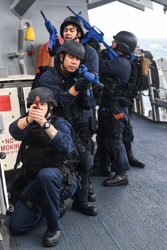 Search and seizure on USS Donald Cook.