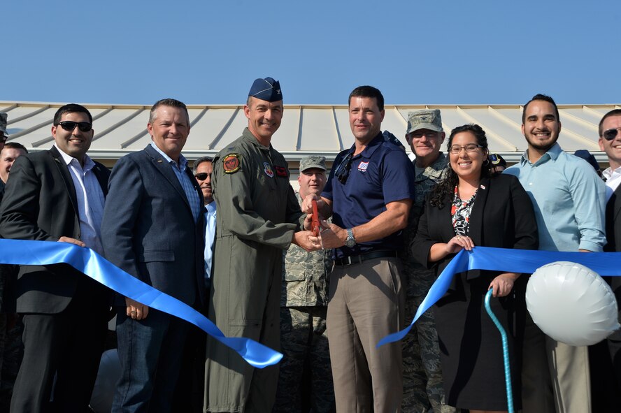 Those who attended the opening were among the first to enjoy the games, food and relaxation the USO offers to base members. (U.S. Air Force photo by Airman 1st Class Haley Stevens)