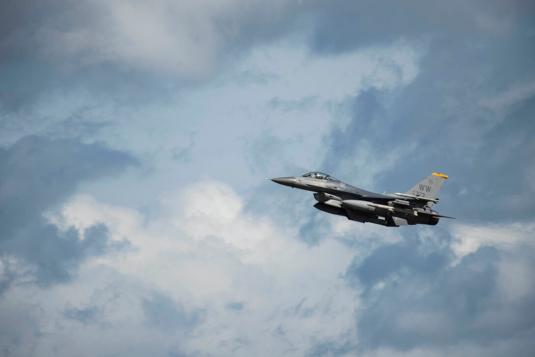 U.S. Air Force F-16 Fighting Falcons, U.S. Navy EA-18G Growlers and Japan Ground Self-Defense Force banded together to practice an array of offensive firepower during exercise Iron Spear, Oct. 11 through 13.