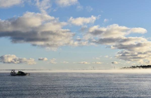 The Louisville District is conducting a remedial investigation to determine the nature and extent of unexploded ordnance that may exist on land and underwater at the former Waugoshance Point Target near Mackinaw City, Michigan.