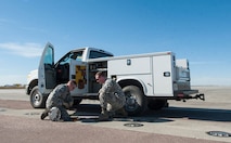 The 5th Civil Engineer Squadron electrical systems Airmen are responsible for maintaining all electrical systems on base, including airfield lighting systems, lighting protection systems and fire alarm systems.