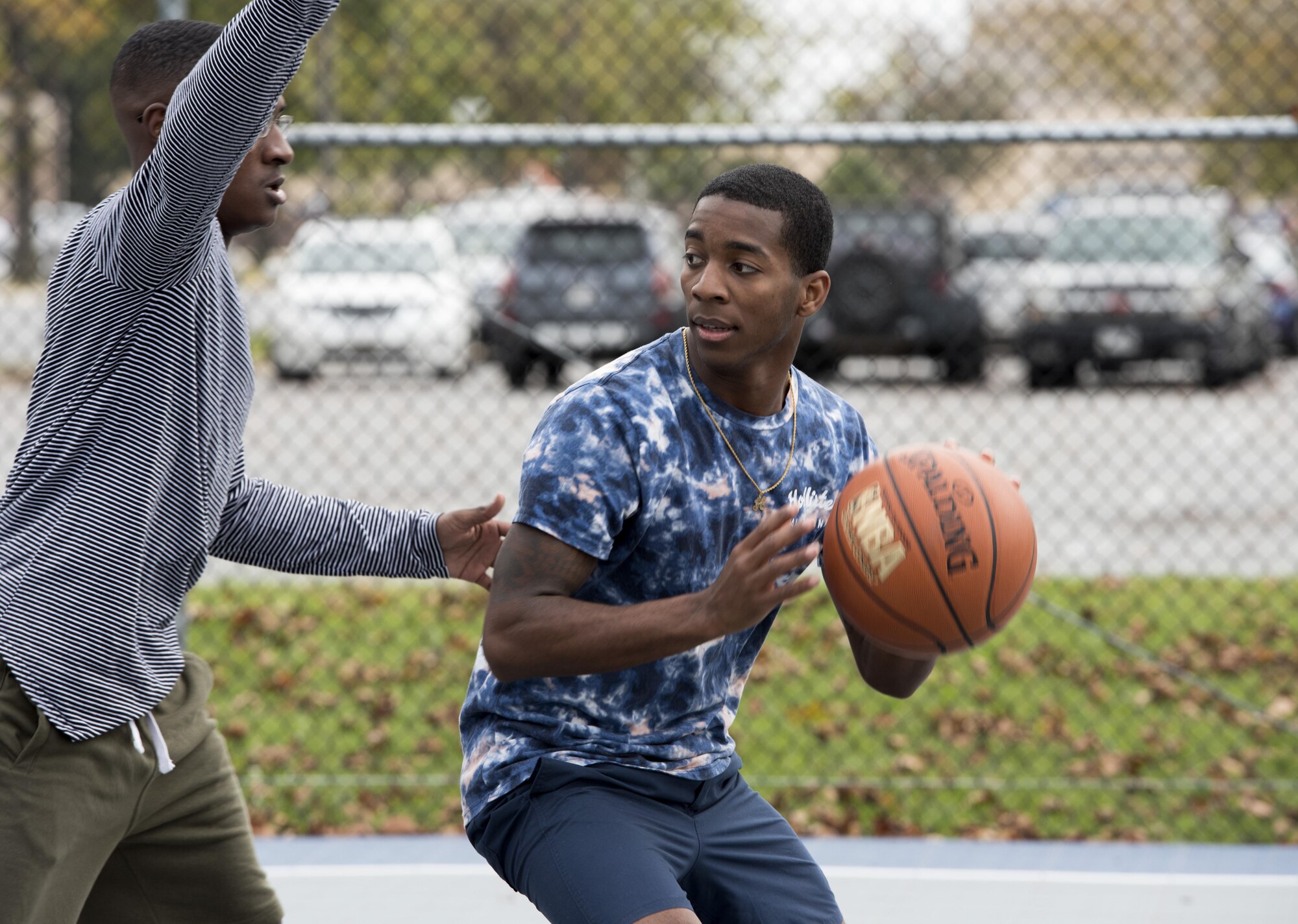 Airman Plays Basketball