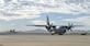 A C-27J Spartan prepares to depart from Davis-Monthan Air Force Base, Oct. 19, 2017. This aircraft was the last of 13 C-27Js which were regenerated from the 309th Aerospace Maintenance and Regeneration Group at D-M and given to the U.S. Coast Guard. (U.S. Air Force photo by Airman 1st Class Frankie D. Moore)