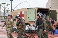 A Hurricane Maria patient is transferred.