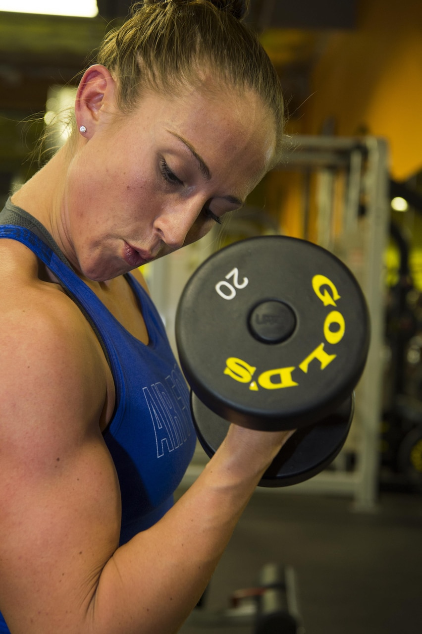 Woman working out