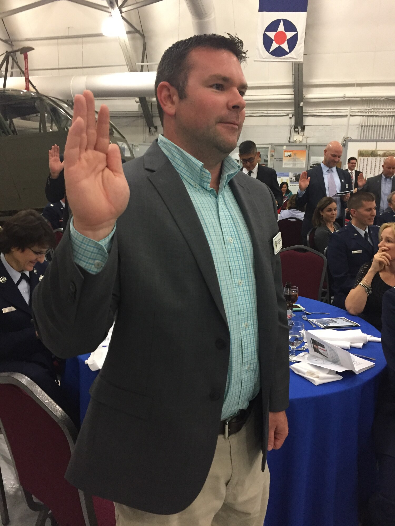 The program was started to help members of the community understand the importance of the base’s missions by being matched with military commanders. (U.S. Air Force photo/Veronica Aceveda)