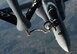 A U.S. Air Force KC-135 Stratotanker, assigned to the 100th Air Refueling Wing RAF Mildenhall, England, refuels a Swiss air force F-18 Hornet utilizing the hose and drogue system Oct. 20, 2017.  During aerial refueling, the drogue basket stabilizes the hose and acts as a funnel to aid insertion of the receiver aircraft’s probe. (U.S. Air Force photo by Senior Airman Justine Rho)